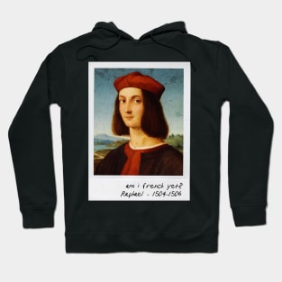 raphael - french beret meme Hoodie